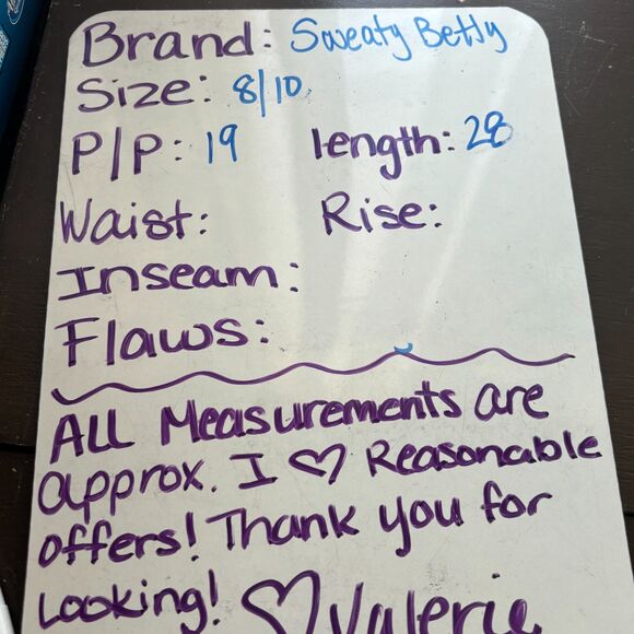 Sweaty Betty Easy Peazy Blue Flow Print Oversized Hi Low Tank Size 8/10 - Picture 11 of 11